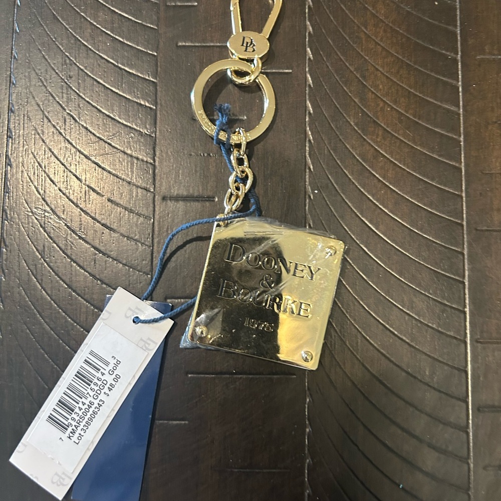 Dooney & Bourke Gold Keychain